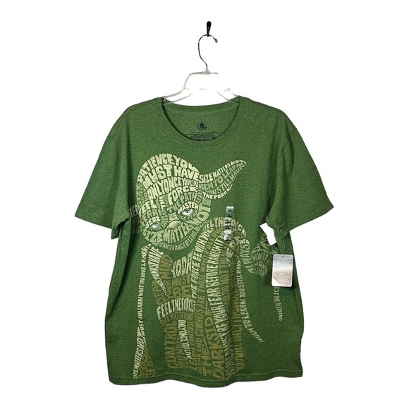Disney Other - DISNEY STORE STAR WARS YODA GRAPHIC TEE T-SHIRT GREEN MEN'S SIZE LARGE NWT NEW